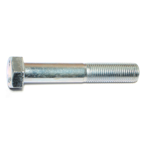 1/2"-20 x 3" Zinc Plated Grade 5 Steel Fine Thread Hex Cap Screws