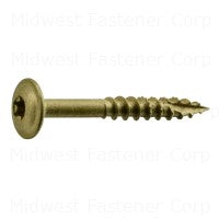 1/4 x 2" Star Drive Tan Lag Saberdrive Screws Bucket  (75 pcs.)