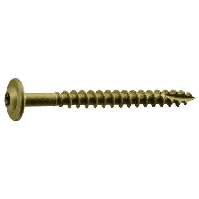 5/16 x 3" Star Drive Tan Lag Saberdrive Screws Bulk Box (40 pcs.)