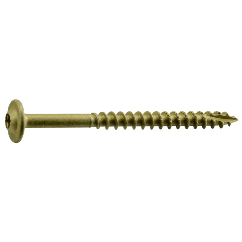 5/16 x 3-1/2" Star Drive Tan Lag Saberdrive Screws Bulk Box (35 pcs.)