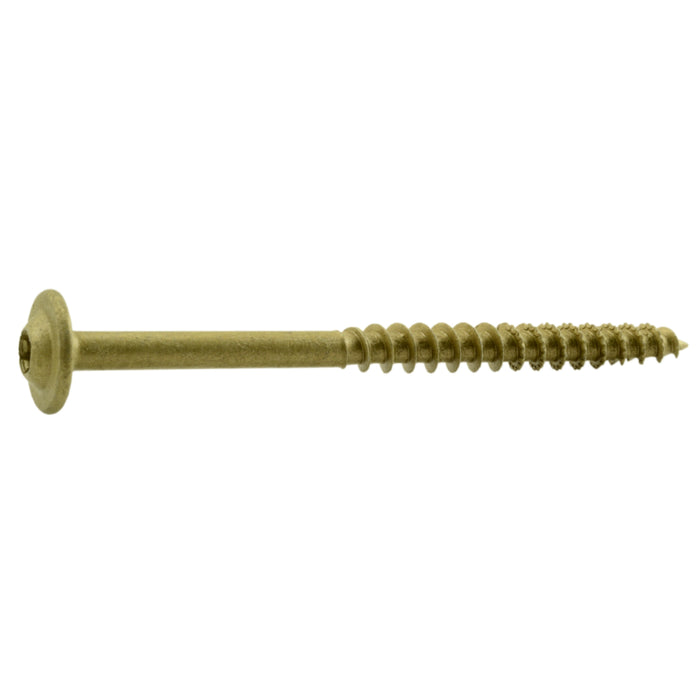 5/16 x 4" Star Drive Tan Lag Saberdrive Screws 10 lb. Box (258 pcs.)