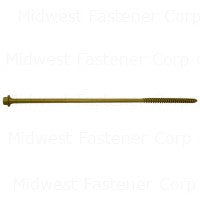1/4 x 10" Hex Head Tan Timber SaberDrive Platinum Screws 10 lb Tub (107 pcs.)