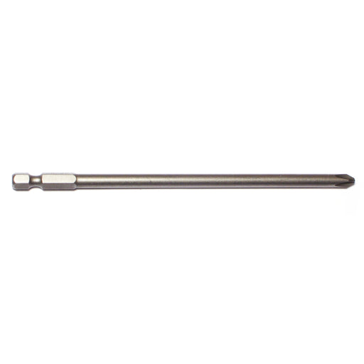 1/4" x 6" #2 Phillips Power Screwdriver Bits