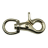 1/2" Nickel Plated Steel Swivel Eye Trigger Snap Hooks