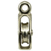 1-1/2" Nickel Fixed Eye Single Pulley