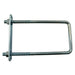 3/8"-16 x 3" x 7" Zinc Plated Steel Square U-Bolt