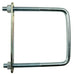 3/8"-16 x 4" x 5" Zinc Plated Steel Square U-Bolt