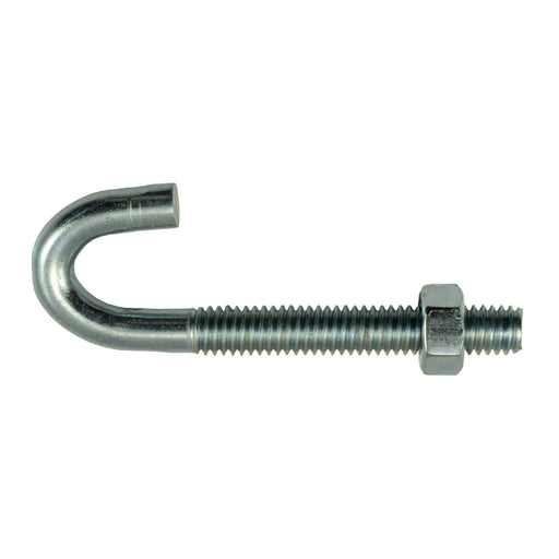 5/16"-18 x 3" Zinc Plated Steel Coase Thread J-Bolt w/ Nut