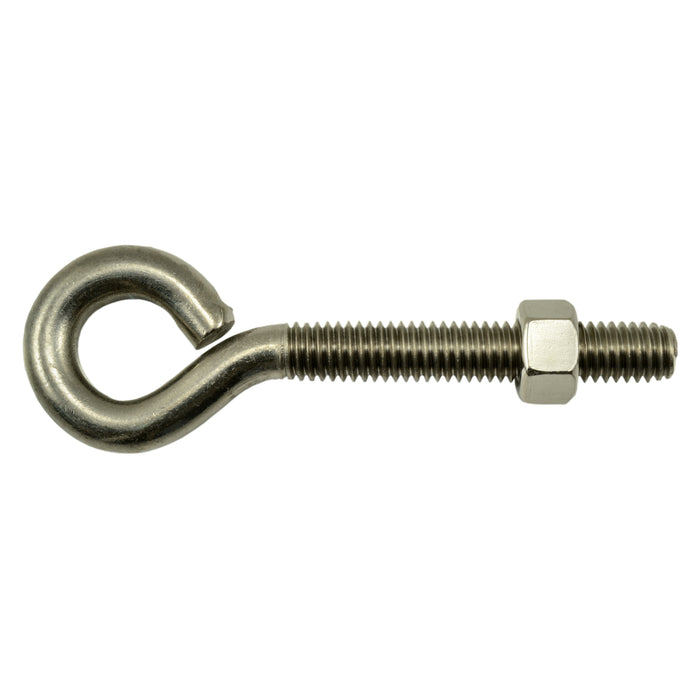 3/8"-16 x 3-7/8" 18-8 Stainless Steel Coarse Thread Eyebolt