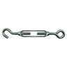 3/8" x 7-3/4" Zinc Plated Steel Eye-Hook Turnbuckle