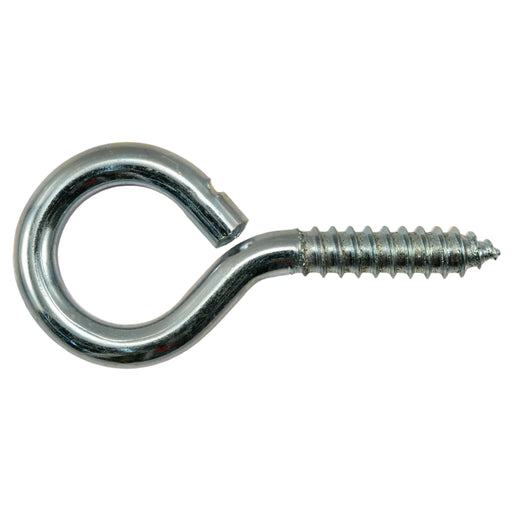 3/8" x 1-1/8" x 3-7/8" #000 Zinc Plated Steel Lag Eye Screws