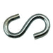 1/4" x 5/8" x 2-1/4" Zinc Plated Steel S Hooks