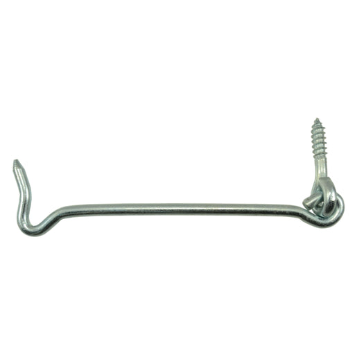 1/4" x 6" Zinc Plated Steel Gate Hooks