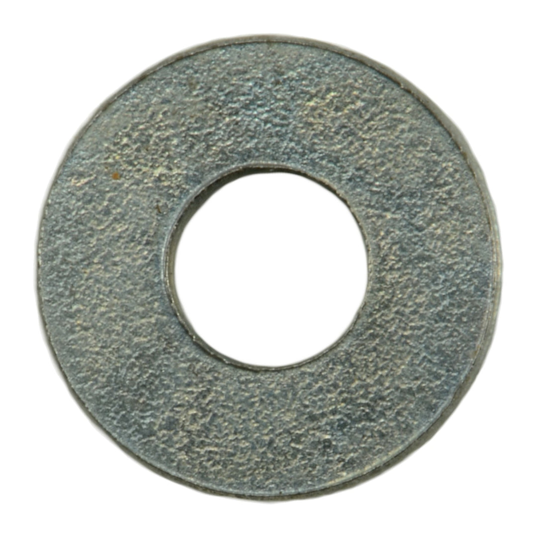 #4 x 1/8" x 5/16" Zinc Plated Grade 2 Steel SAE Flat Washers