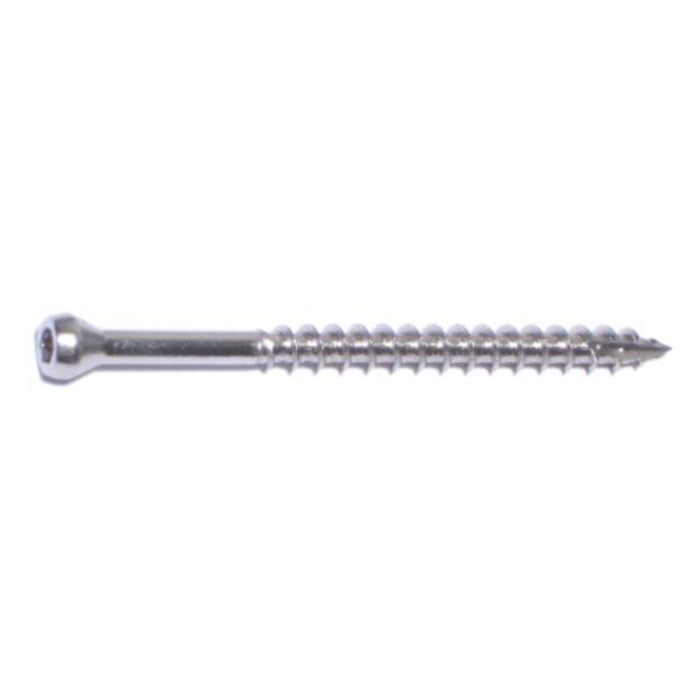 9 x 2-1/2" Star Drive Stainless Steel Trim Saberdrive Screws 1 lb. Box (110 pcs.)