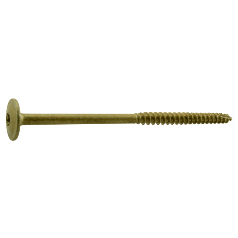 3/8 x 6" Star Drive Tan Lag Saberdrive Screws Bucket  (20 pcs.)