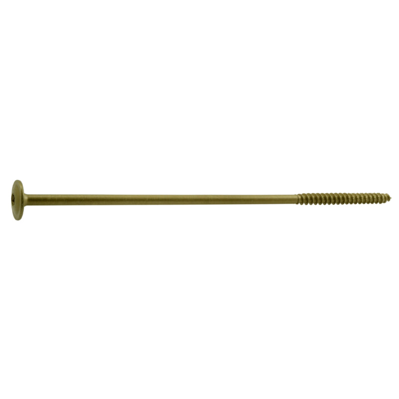 3/8 x 10" Star Drive Tan Lag Saberdrive Screws Bucket  (25 pcs.)
