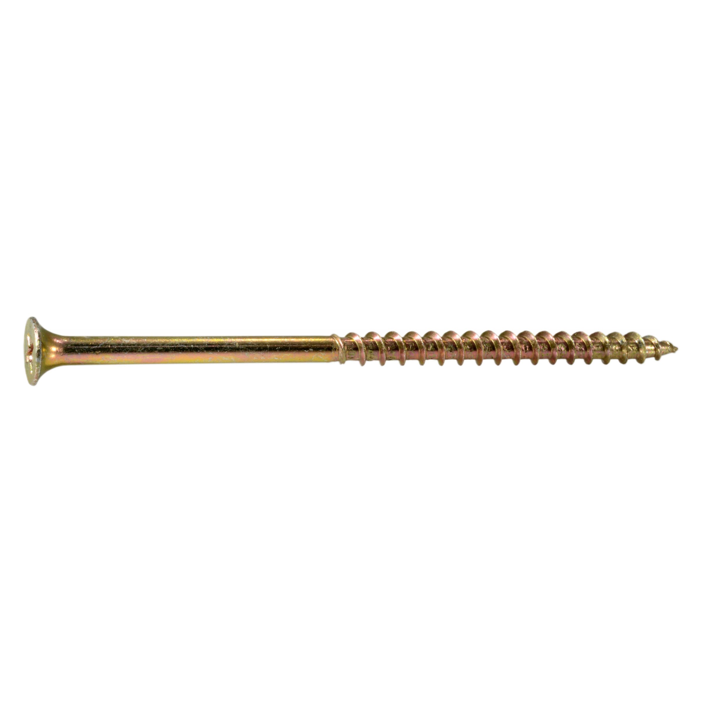 #10 x 4" Zinc Plated Steel Phillips All Purpose Screws