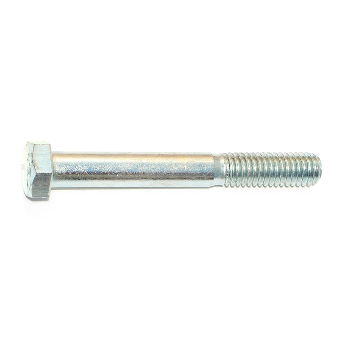 3/8"-16 x 3" Zinc Plated Grade 5 Steel Coarse Thread Hex Cap Screws