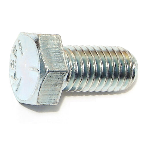 1/2"-13 x 1" Zinc Plated Grade 5 Steel Coarse Thread Hex Cap Screws