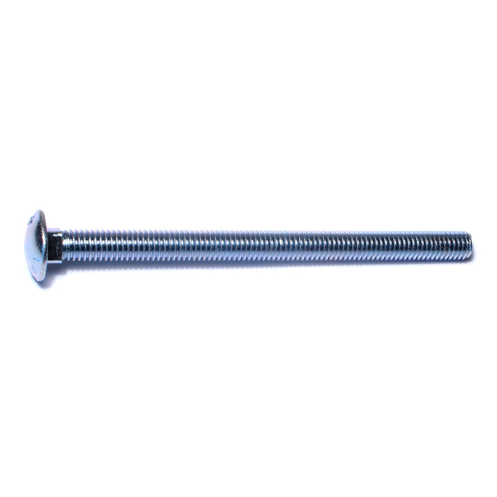 3/8"-16 x 5-1/2" Zinc Plated Grade 2 / A307 Steel Coarse Thread Carriage Bolts