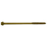 1/4 x 6" Hex Head Tan Timber SaberDrive Platinum Screws 10 lb. Box (172 pcs.)