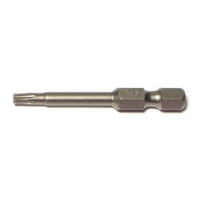 1/4" x 2" T-15 Star Drive Power Bits