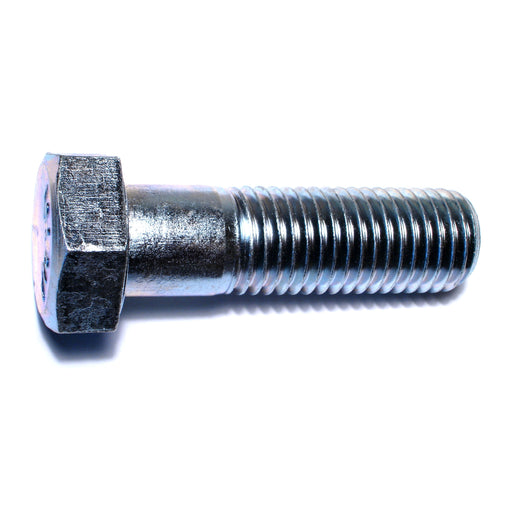 7/8"-9 x 3" Zinc Plated Grade 5 Steel Coarse Thread Hex Cap Screws