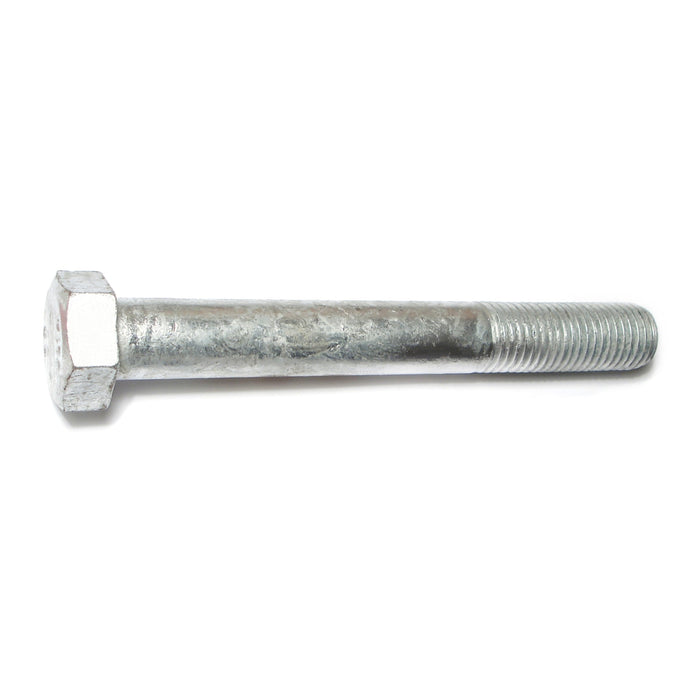 1"-8 x 8" Hot Dip Galvanized Steel Coarse Thread Hex Cap Screws