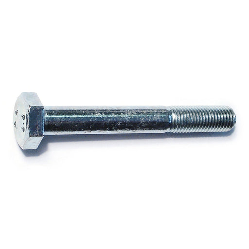 10mm-1.25 x 75mm Zinc Plated Class 8.8 Steel Fine Thread Hex Cap Screws