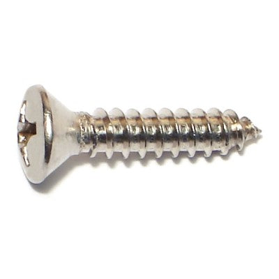#12 x 1" 18-8 Stainless Steel Phillips Oval Head Sheet Metal Screws