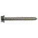 #14 x 2-1/2" 18-8 Stainless Steel Slotted Hex Washer Head Sheet Metal Screws