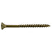 #8 x 2-1/2" Tan Ruspert Coated Steel Square Drive Bugle Head Deck Screws