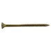 #8 x 3" Tan Ruspert Coated Steel Square Drive Bugle Head Deck Screws