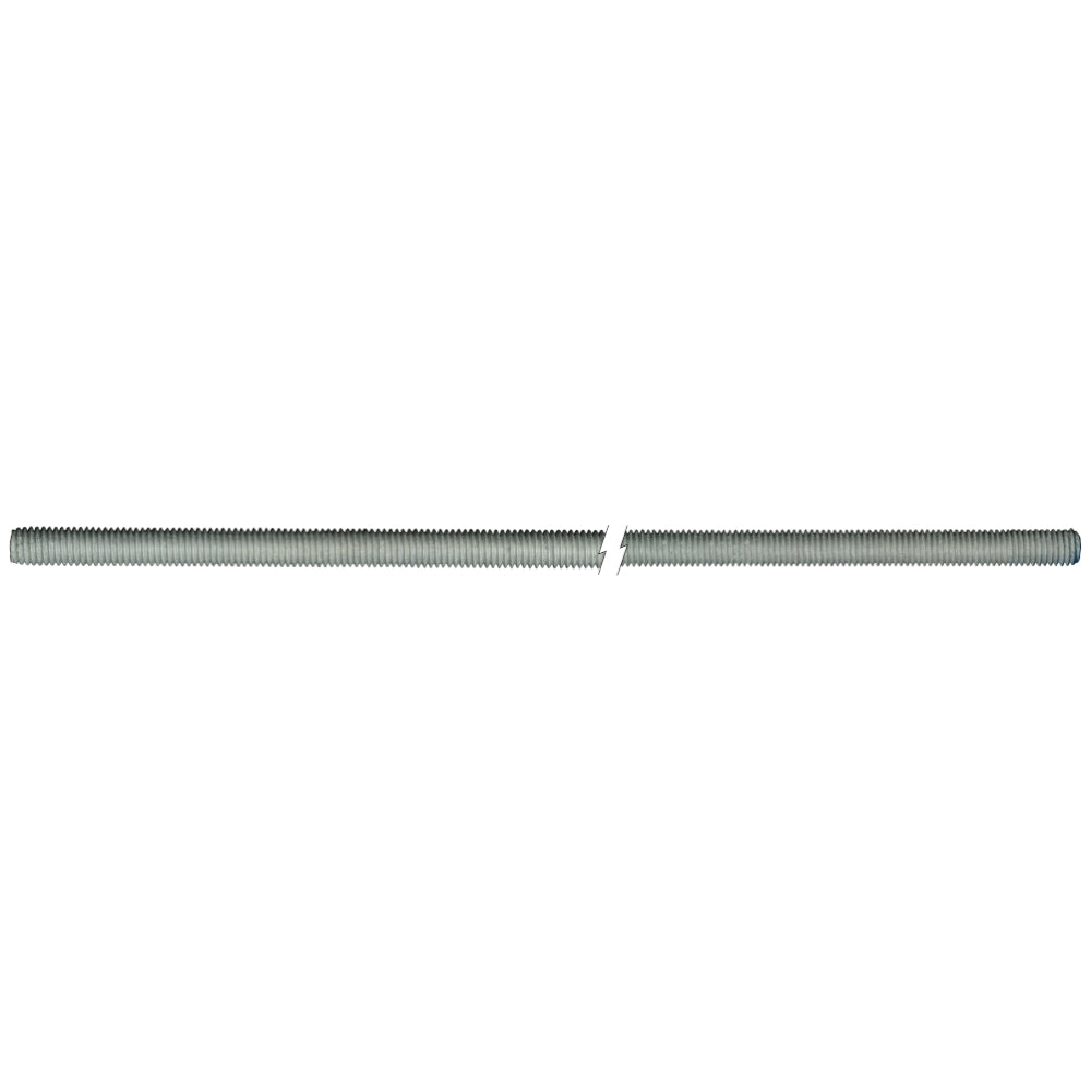 3/8"-16 x 72" Galvanized Grade 2 Steel Coarse Thread Threaded Rods 5 pcs.