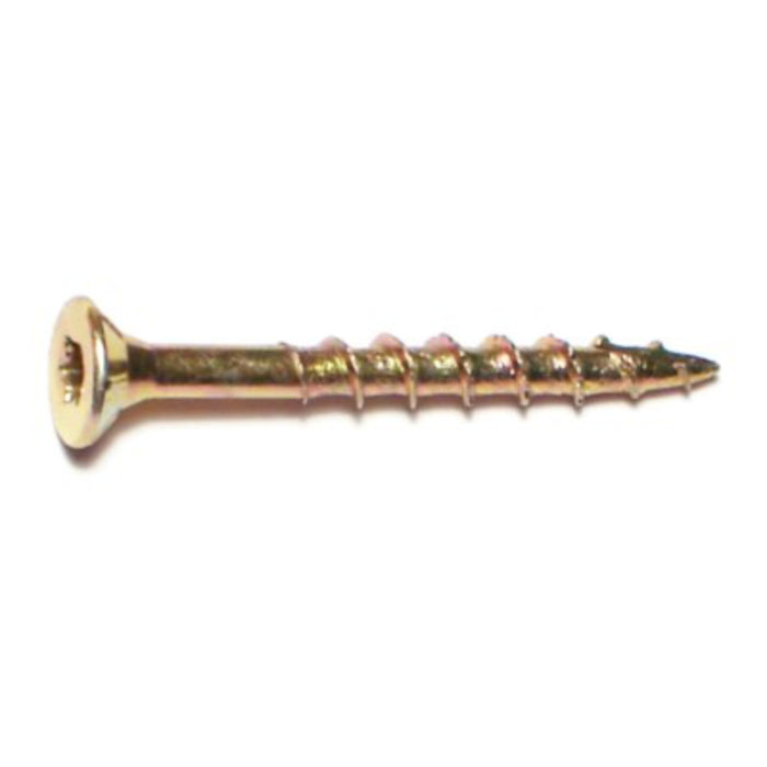 6 x 1-1/4" Star Drive Gold Wood Saberdrive Screws 3 lb. Box (918 pcs.)