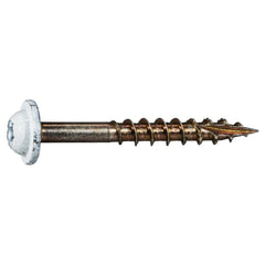 9 x 1-1/2" Star Drive White Cabinet Saberdrive Screws