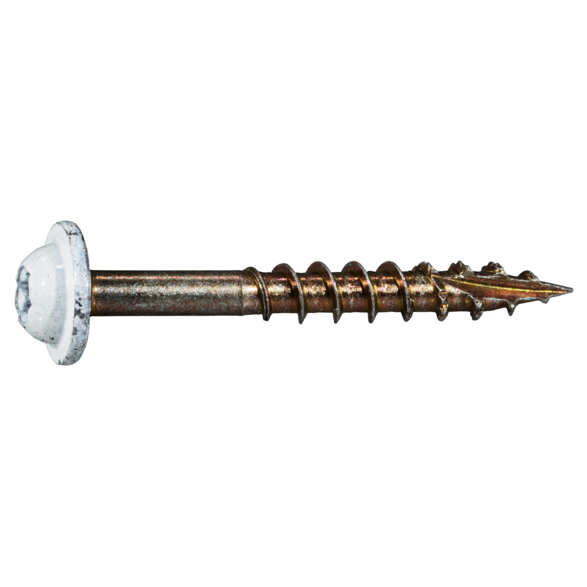 9 x 1-1/2" Star Drive White Cabinet Saberdrive Screws