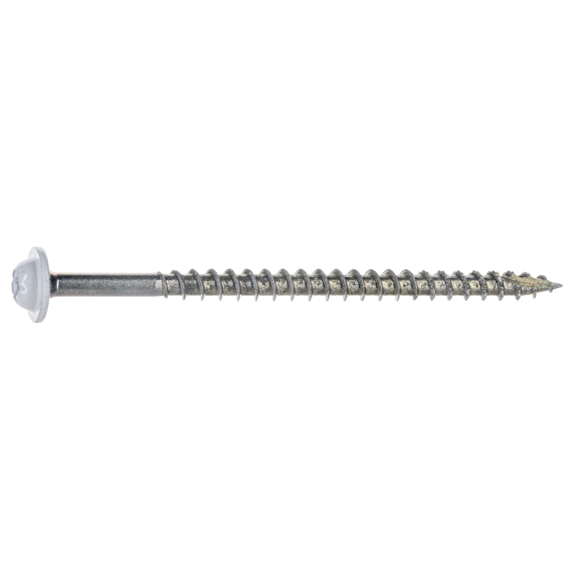 9 x 3" Star Drive White SaberDrive® Cabinet Screws