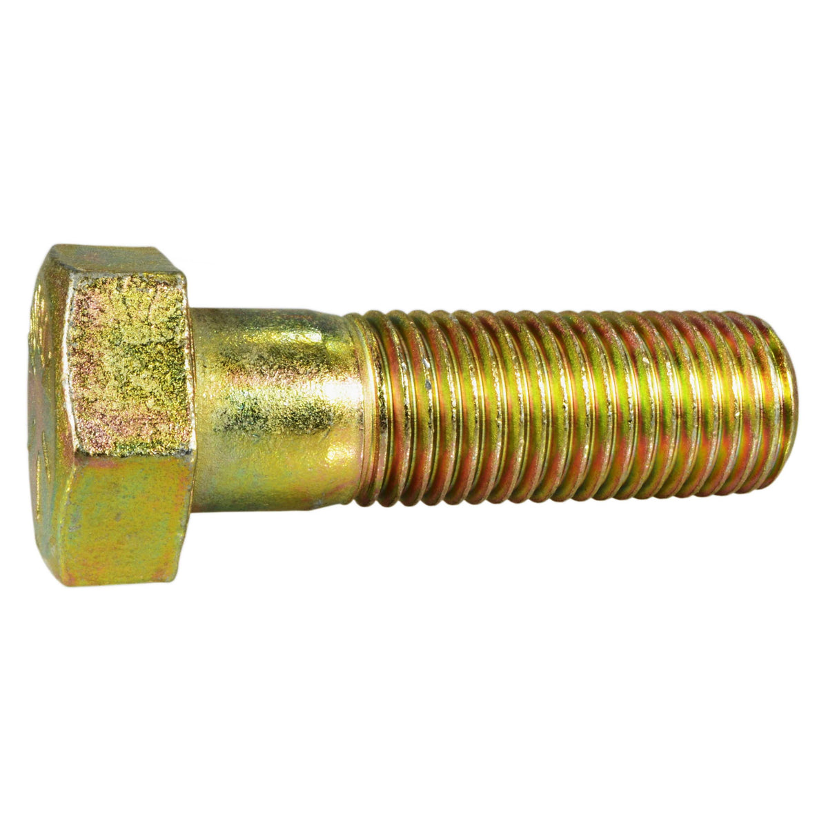 1-1/4"-7 x 4" Zinc Plated Grade 8 Steel Coarse Thread Hex Cap Screws