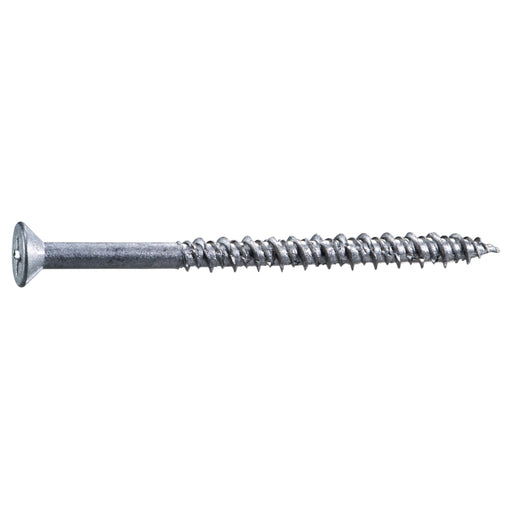 3/16" x 2-3/4" 410 Stainless Steel Coarse Thread Flat Head Phillips Masonry Screws