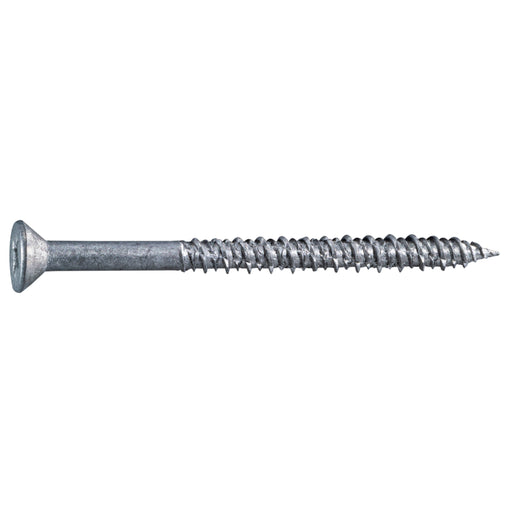 1/4" x 3-1/4" 410 Stainless Steel Coarse Thread Phillips Flat Head Concrete Screws