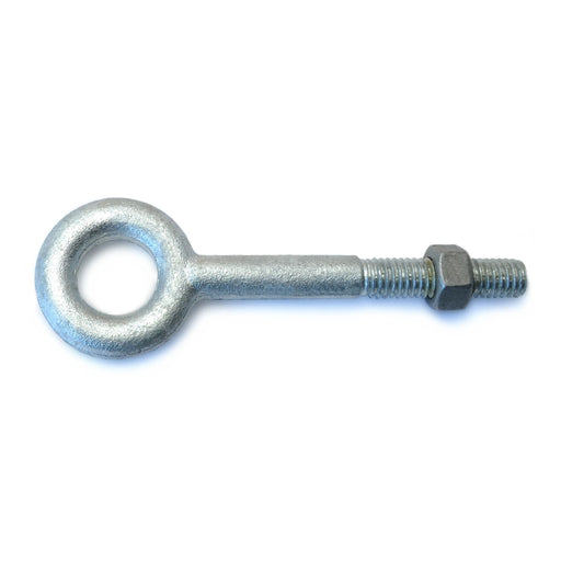 3/8"-16 x 3/4" x 3" x 4-1/2" Hot Dip Galvanized Steel Coarse Thread Eye Bolts