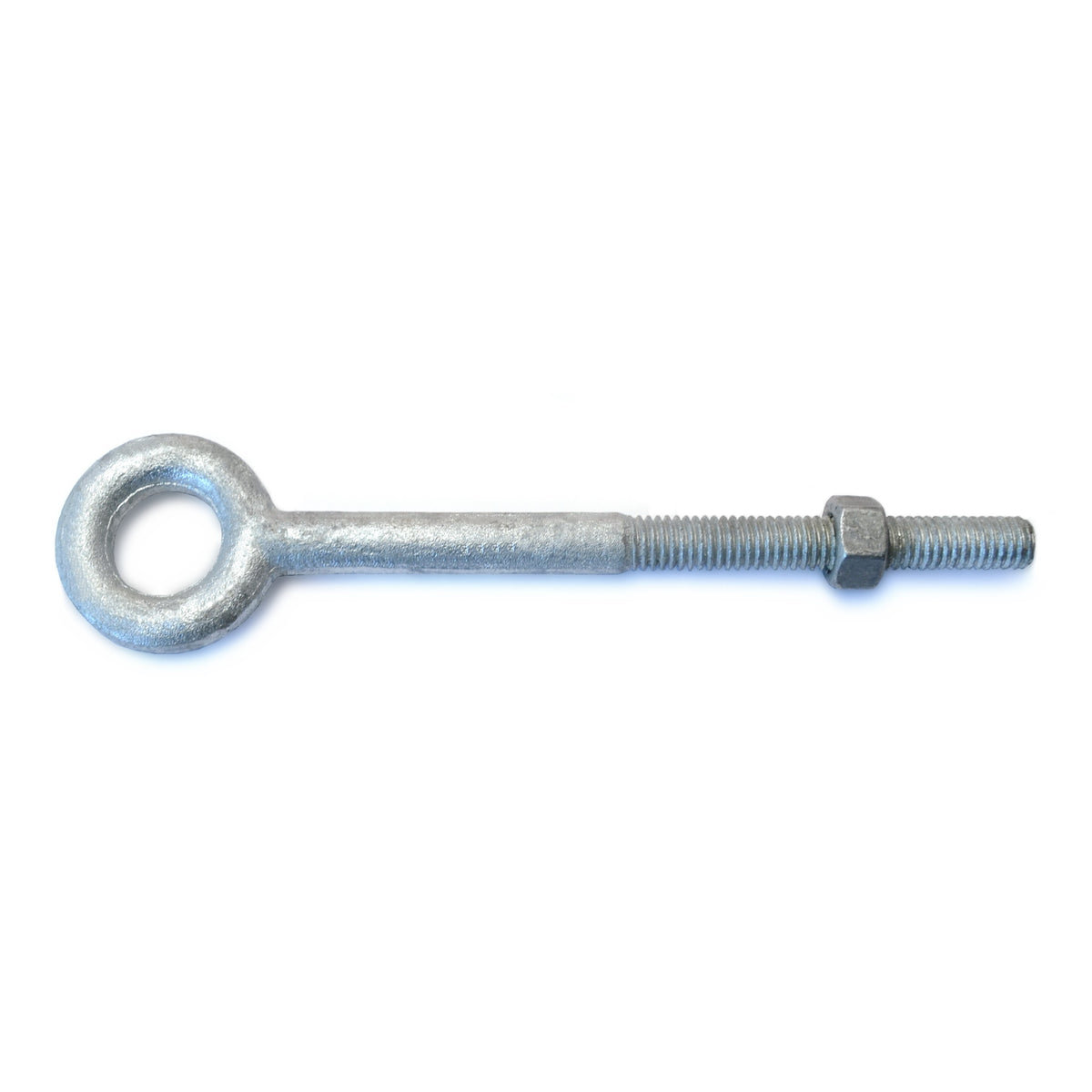 3/8"-16 x 3/4" x 5" x 6-1/2" Hot Dip Galvanized Steel Coarse Thread Eye Bolts