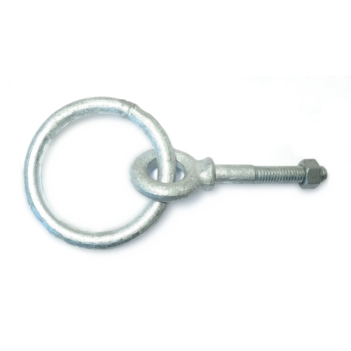 3/8" x 2-1/2" Galvanized Ring Bolts