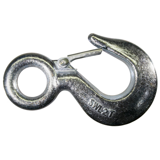 2 Ton Zinc Plated Steel Safety Slip Hooks with Eyes