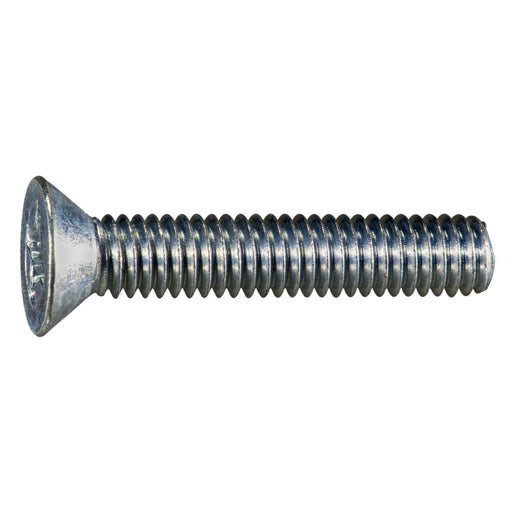 5/16"-18 x 1-3/4" Zinc Plated Steel Coarse Thread Phillips Flat Head Machine Screws