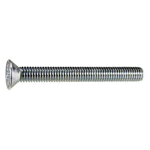 3/8"-16 x 3-1/2" Zinc Plated Steel Coarse Thread Phillips Flat Head Machine Screws