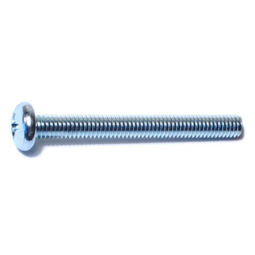 5/16"-18 x 3" Zinc Plated Steel Coarse Thread Phillips Pan Head Machine Screws