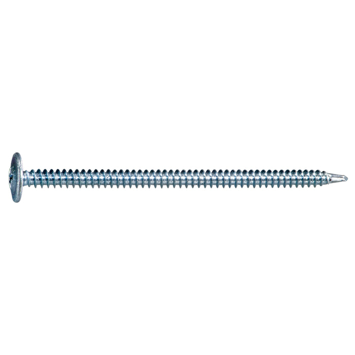 #8-18 x 3" Zinc Plated Steel Modified Phillips Truss Head Self-Drilling Screws